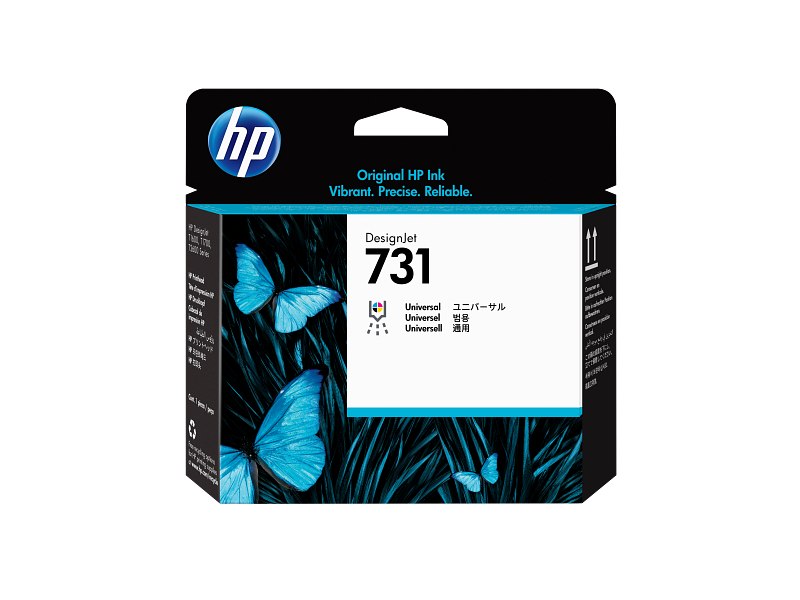 ראש הדפסה מקורי שחור HP 731 P2V27A DesignJet Printhead