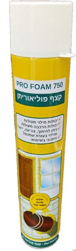  קרטון קצף פוליאוריטן לאיטום ובידוד 750 מ