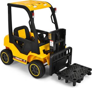 מלגזה חשמלית 12V לילדים עם שלט רחוק