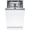 מדיח כלים צר אינטגרלי מלא Bosch  דגם SPV6YMX08E  כולל ייבוש במינרל Zeolite + הקרנת שעון על הרצפה. דגם חדש 2025