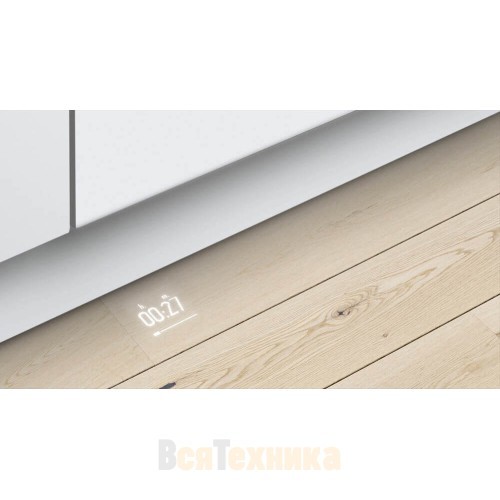 מדיח כלים צר אינטגרלי מלא Bosch  דגם SPV6YMX08E  כולל ייבוש במינרל Zeolite + הקרנת שעון על הרצפה. דגם חדש 2025