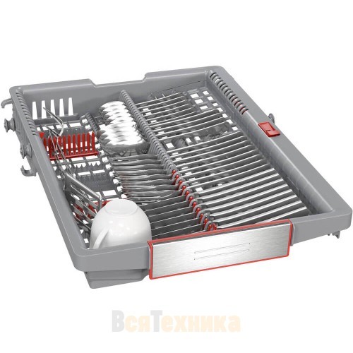 מדיח כלים צר אינטגרלי מלא Bosch  דגם SPV6YMX08E  כולל ייבוש במינרל Zeolite + הקרנת שעון על הרצפה. דגם חדש 2025