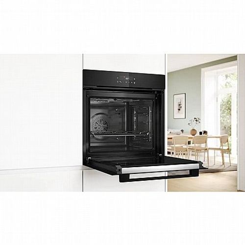 תנור בנוי פירוליטי בוש 71 ליטר Bosch HBA572BB4 שחור 