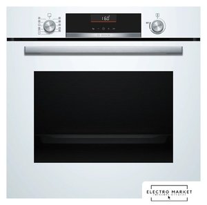 תנור בילד אין 71 ליטר בוש Bosch HBG536EW4 גימור לבן