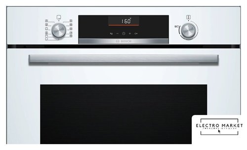 תנור בילד אין 71 ליטר בוש Bosch HBG536EW4 גימור לבן