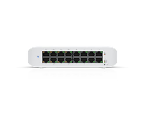 מתג רשת קומפקטי עם 16 פורטים ו- +Lite 16 PoE - PoE 