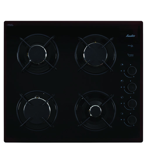 כיריים גז 4 להבות זכוכית דגם SHG8500B שחור  60 ס