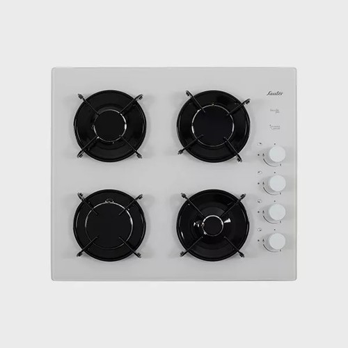 כיריים גז 4 להבות זכוכית דגם SHG8500W לבן 60 ס