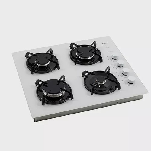 כיריים גז 4 להבות זכוכית דגם SHG8500W לבן 60 ס