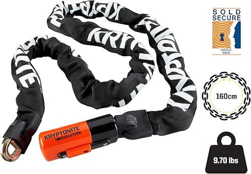 מנעול קריפטונייט שרשרת Evolution Series 4 1016 Integrated Chain