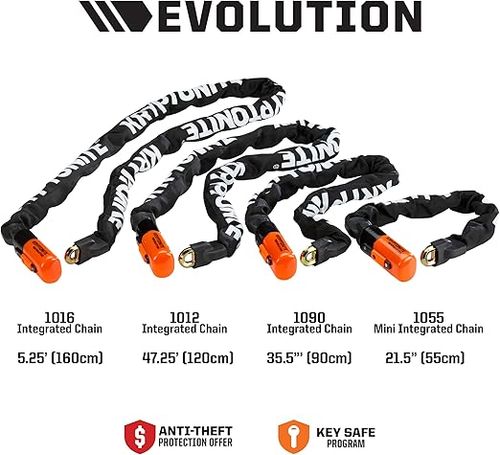 מנעול קריפטונייט שרשרת Evolution Series 4 1016 Integrated Chain