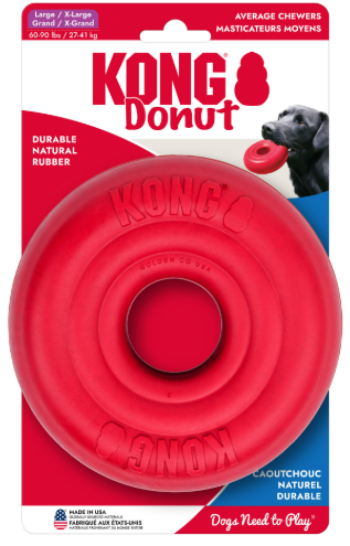 משחק לכלב קונג דונאטס גדול - Kong Donut L/XL