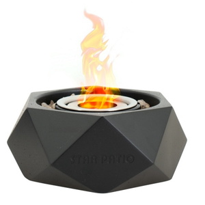 קערית אש שולחנית אתנול - משושה S.PATIO 19x7.5