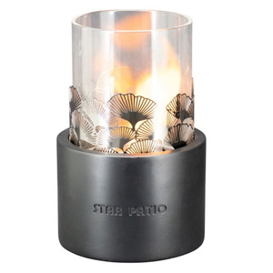 קערית אש שולחנית אתנול עגולה S.PATIO 17x15
