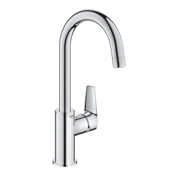 ברז פרח פיה ארוכה דגם BauEdge גרואה Grohe | כרום ניקל
