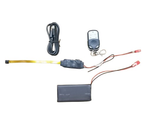 מודול מצלמה נסתרת DIY S80 עם DVR ושלט אלחוטי