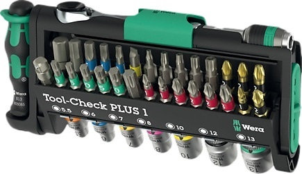 סט בוקסות וביטים Wera Tool-Check Plus מק