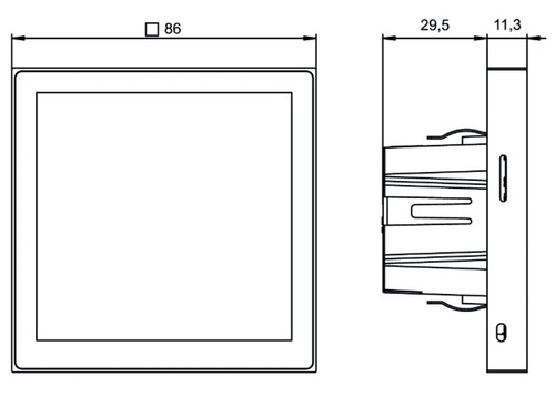 iONprime CP4 KNX -בקר חדר KNX