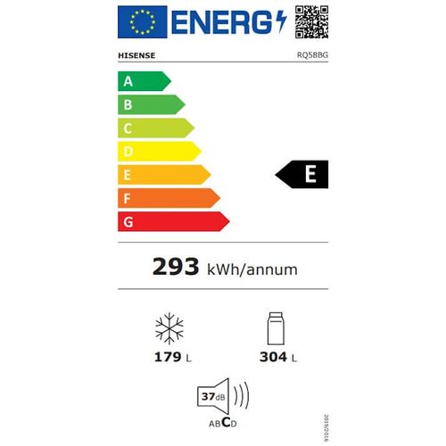 מקרר ‏מקפיא תחתון Hisense RQ57S ‏427 ‏ליטר הייסנס