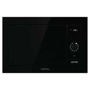 מיקרוגל בנוי 23 ליטר Gorenje BM235G1SYB זכוכית שחורה