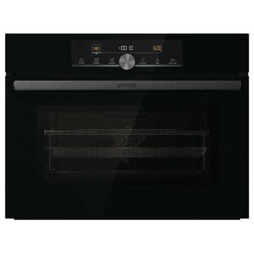 תנור בנוי משולב מיקרו Gorenje BCM4547A10BG שחור