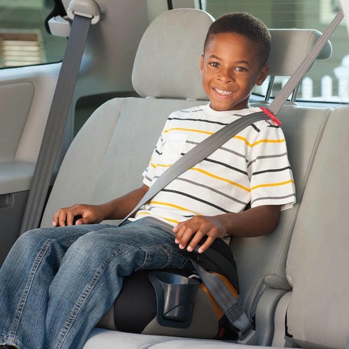 בוסטר גב 2 ב 1 קידפיט אדפט פלוס KidFit Adapt Plus הכולל ריפוד מנדף - שחור/אפור Ember