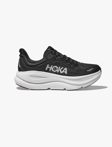 HOKA BONDI WIDE 9 - נעלי ספורט הוקה גברים בונדי 9 רחבות בצבע שחור/לבן