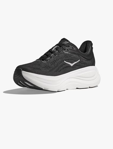 HOKA BONDI 9 - נעלי ספורט הוקה לגבר בונדי 9 בצבע שחור/לבן