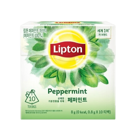 LIPTON  - חליטת תה נענע 8 גרם (0.8 גרם * 10 שקיקים) 