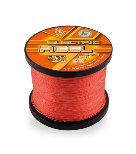 חוט בד כתום - Electric Reel Braid 4X 1000M 0.40MM