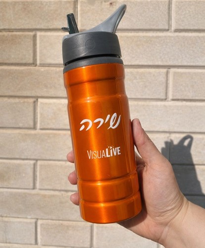 בקבוק אלומיניום ממותג