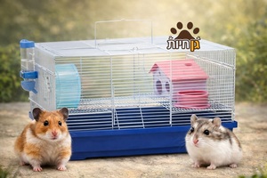 כלוב אוגר גדול עם אבזור מלא | Hamster Cage with Accessories 47×30×27