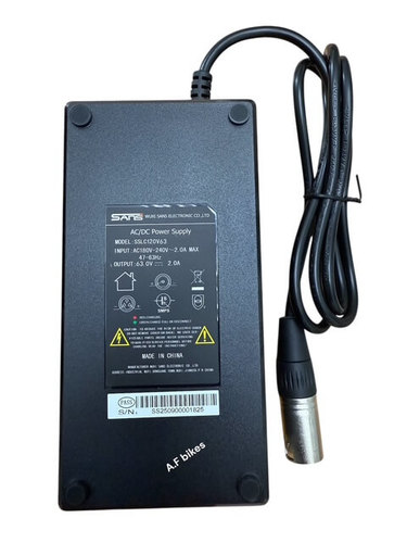 מטען 55V לאופניים וקורקינט חשמלי מבית SANS