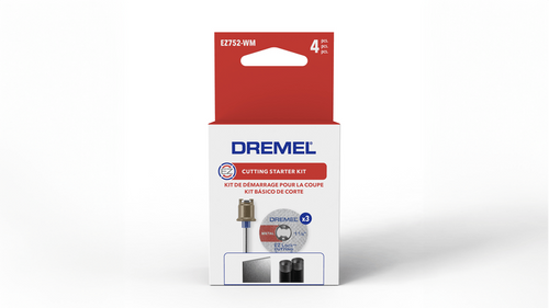 ערכת אביזרי חיתוך Dremel EZ752-WM - מנדרל EZ Lock ו-3 דיסקי חיתוך מחוזקים בפיברגלס לחיתוך מתכות ועץ