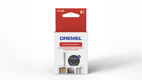 ערכת אביזרי חיתוך Dremel 751-WM - דיסקי חיתוך מחוזקים בפיברגלס ומנדרל התקנה לעבודות חיתוך מקצועיות במתכות ופלדה מוקשית