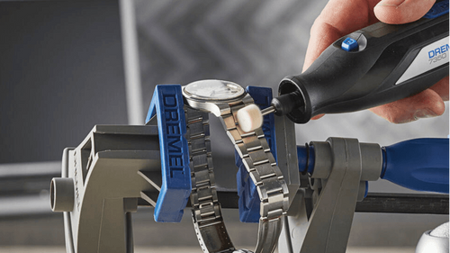 ערכת אביזרי ליטוש Dremel 754-WM - תצוגת 9 חלקים כוללת מנדל, גלגלי לבד ותרכובת ליטוש למכשירי דרמל רוטרי