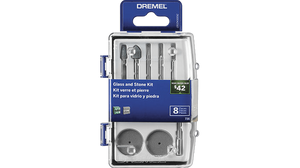 ערכת אביזרים מיקרו לזכוכית ואבן 8 חלקים - Dremel 736-01