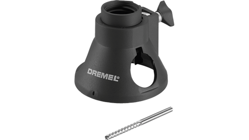 ערכת חיתוך אריחים Dremel 566 - מתאם חיתוך יציב עם ביט 562 לחיתוך מדויק באריחי קיר קרמיים