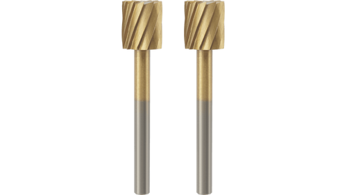 ביט חריטה Dremel Max Life 115HP דגם 26150115HA - ביט גליל בציפוי טיטניום נטריד לחריטה מקצועית בחבילת דו יחידות