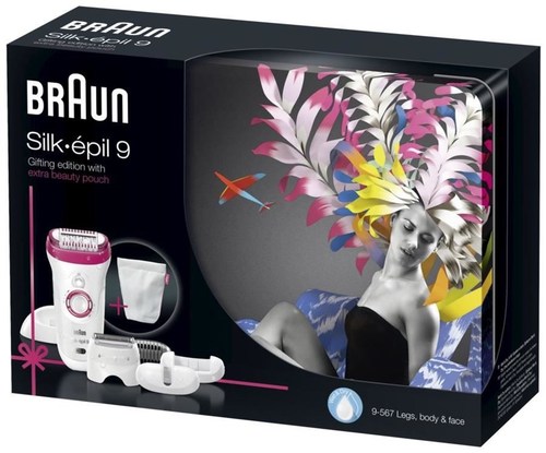 מסיר שיער ביתי בראון BRAUN 9567