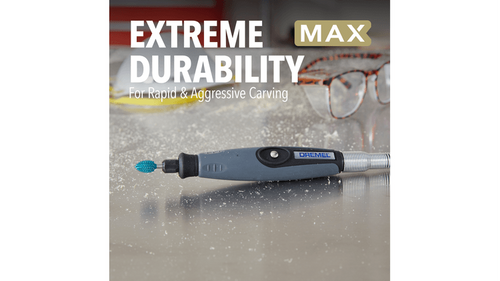 ביט חיתוך כוח מקסימלי Dremel 9953 MAX Power Carving Bit - עיצוב להבה בנירוסטה מוקשחת לגילוף מהיר ויעיל בעץ ופלסטיק
