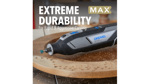 ביט חיתוך כדורי Dremel 9951 MAX Power Carving Bit - עיצוב כדורי מתקדם עם שיני נירוסטה מוקשחות לגילוף מקצועי ועיצוב משטחים קעורים