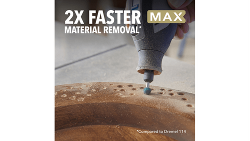 ביט חיתוך כדורי Dremel 9951 MAX Power Carving Bit - עיצוב כדורי מתקדם עם שיני נירוסטה מוקשחות לגילוף מקצועי ועיצוב משטחים קעורים