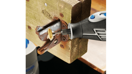מברשות נחושת Dremel 536-02 בקוטר 1/2 אינץ' - ערכת 2 מברשות לניקוי והברקה של מתכות רכות עם גימור מקצועי