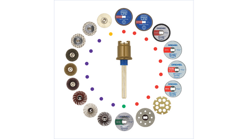 מנדרל Dremel EZ402 EZ Lock - מערכת פטנט להחלפה מהירה של אביזרים לכלים רוטריים