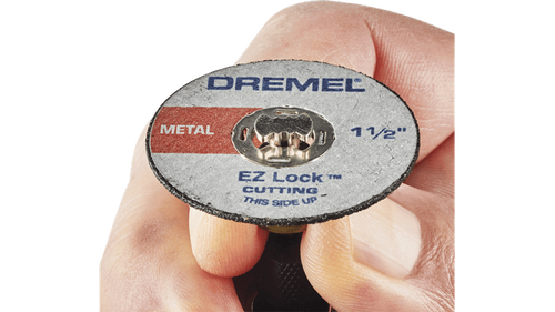 דיסקיות חיתוך Dremel EZ456 EZ Lock מחוזקות פיברגלס - 5 יחידות באריזה לחיתוך מתכות ועץ