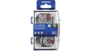 ערכת אביזרי חיתוך EZ Lock מיקרו 11 חלקים - Dremel EZ728-01