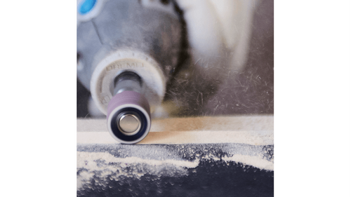 ערכת אביזרים מיקרו Dremel 730-01 52 חלקים - תיבת אחסון שקופה עם מגש נשלף ומגוון אביזרים לחיתוך, שיוף וליטוש