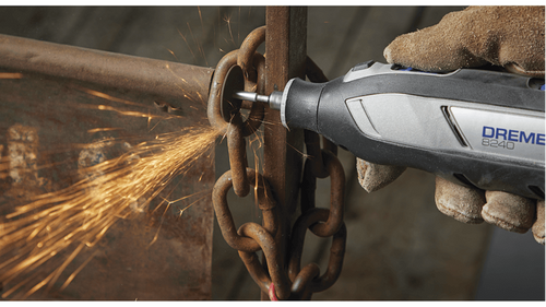 דיסקיות חיתוך Dremel 426B מחוזקות פיברגלס - ערכה של 20 יחידות עם מתקן הזנה מהירה לחיתוך מתכות ופלדה מחוסמת