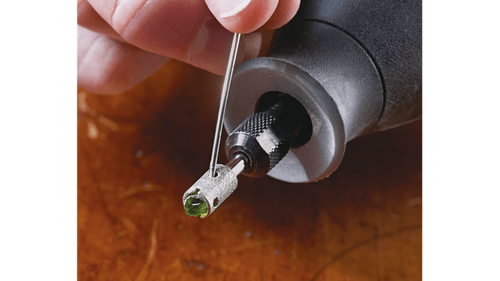 מקדח יהלום לזכוכית Dremel 663DR - מקדח מקצועי בקוטר 1/4 אינץ' עם ציפוי יהלום לקידוח זכוכית וקרמיקה